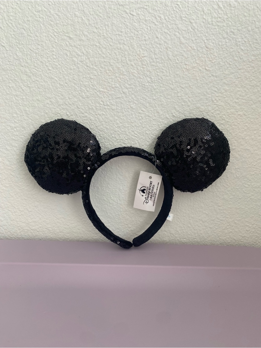 Disney Black Sequin Minnie Mouse Ears